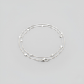 Silver Star Double Bracelet