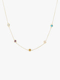 Multi-Stone Dot Necklace