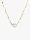 Single Pearl Chain Necklace