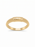 Ribbed Band Ring