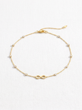 Delicate Gold Bracelet with Stones