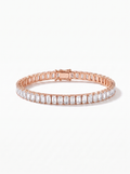 Gold Baguette Tennis Bracelet