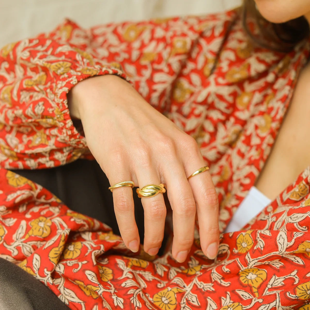 Two-Element Band Ring