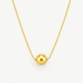 Yellow Pearl Pendant Necklace