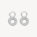 Mini Circle Drop Earrings